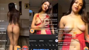 ஸ்ட்ரிப்சாட் நேரலையில் தனது முலைக்காம்புகள் வெளிப்படும் முதல் முறையாக குஷி முகர்ஜி
