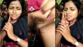 காதலன் காட்டில் தன் காதலியின் யோனியைத் திறந்தான்