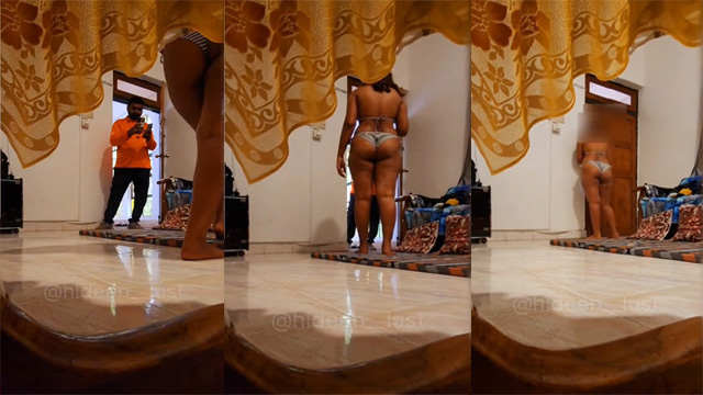 Shamy Laura மறைக்கப்பட்ட காம உணவு விநியோக பையன் தைரியம்